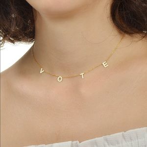 VOTE necklace! Brand NEW, Super cute! VOTE💖